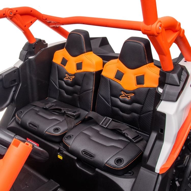 2x24V 4x4 Can Am Maverick 2 Seater Ride on UTV - Orange - Image 9