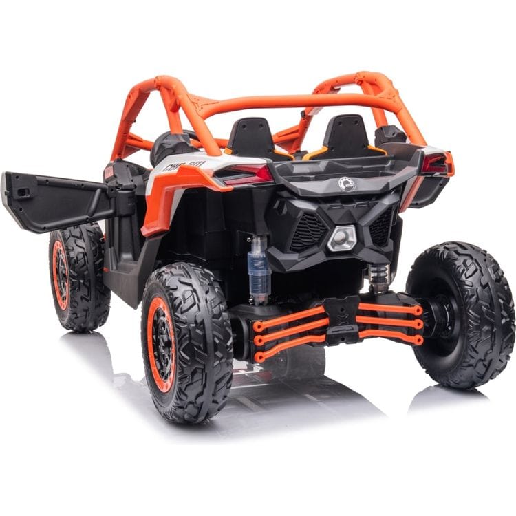 2x24V 4x4 Can Am Maverick 2 Seater Ride on UTV - Orange - Image 5