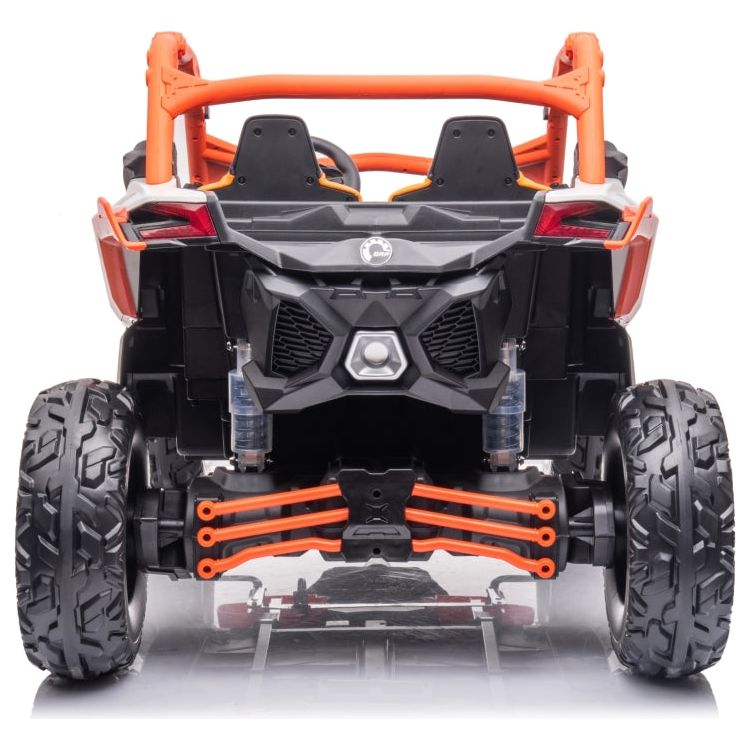 2x24V 4x4 Can Am Maverick 2 Seater Ride on UTV - Orange - Image 3