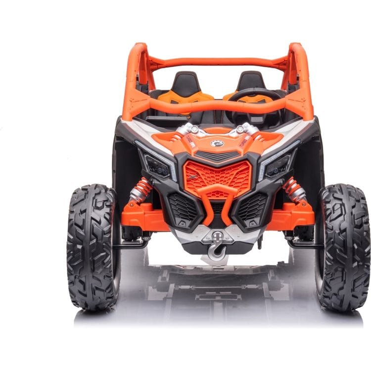 2x24V 4x4 Can Am Maverick 2 Seater Ride on UTV - Orange - Image 4
