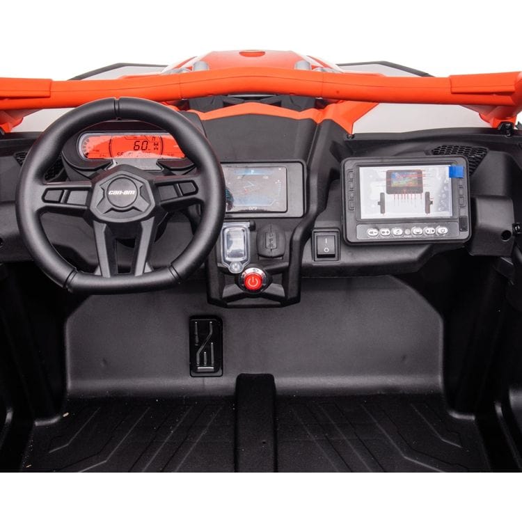 2x24V 4x4 Can Am Maverick 2 Seater Ride on UTV - Orange - Image 8