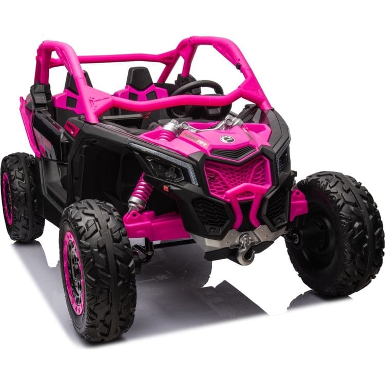 2x24V 4x4 Can Am Maverick 2 Seater Ride on UTV - Pink - Image 6