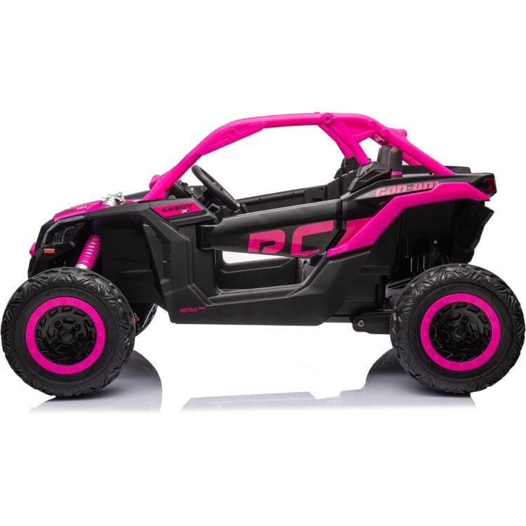 Alternative view of 2x24V 4x4 Can Am Maverick 2 Seater Ride on UTV - Pink