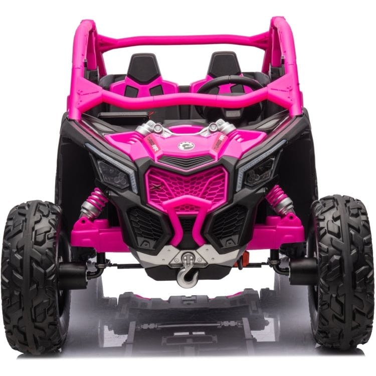 2x24V 4x4 Can Am Maverick 2 Seater Ride on UTV - Pink - Image 4