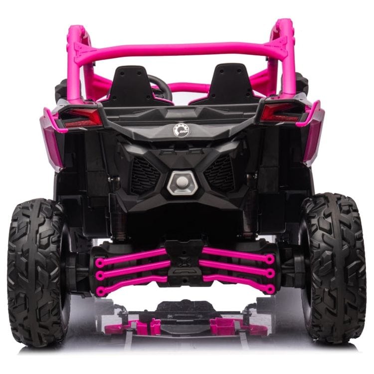 2x24V 4x4 Can Am Maverick 2 Seater Ride on UTV - Pink - Image 3