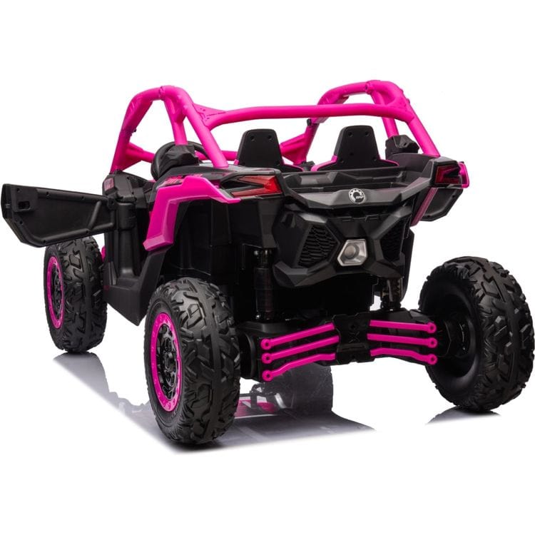 2x24V 4x4 Can Am Maverick 2 Seater Ride on UTV - Pink - Image 5