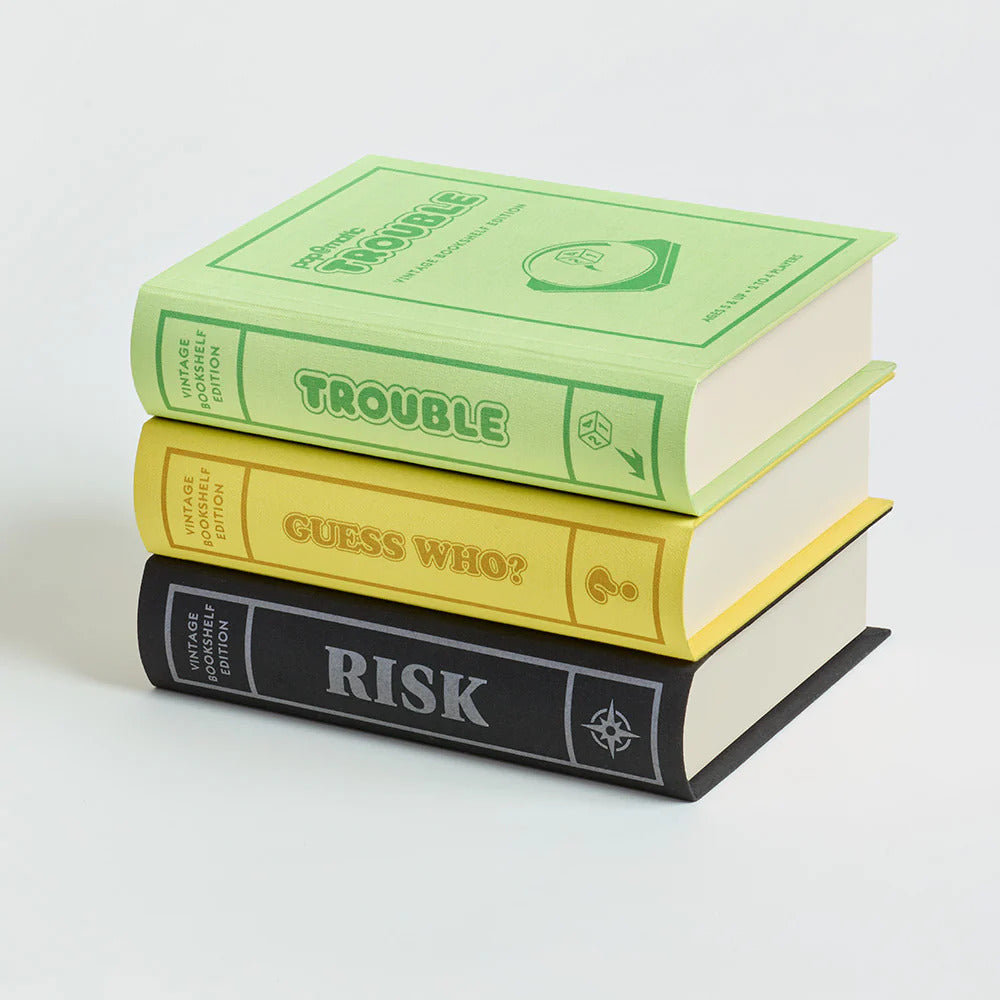 Alternative view of 3 Pack Vintage Bookshelf Games: Risk, Guess Who, Trouble