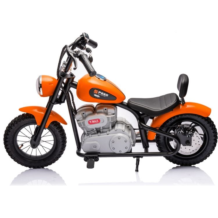 Alternative view of 36V Freddo e-Chopper Ride On - Orange