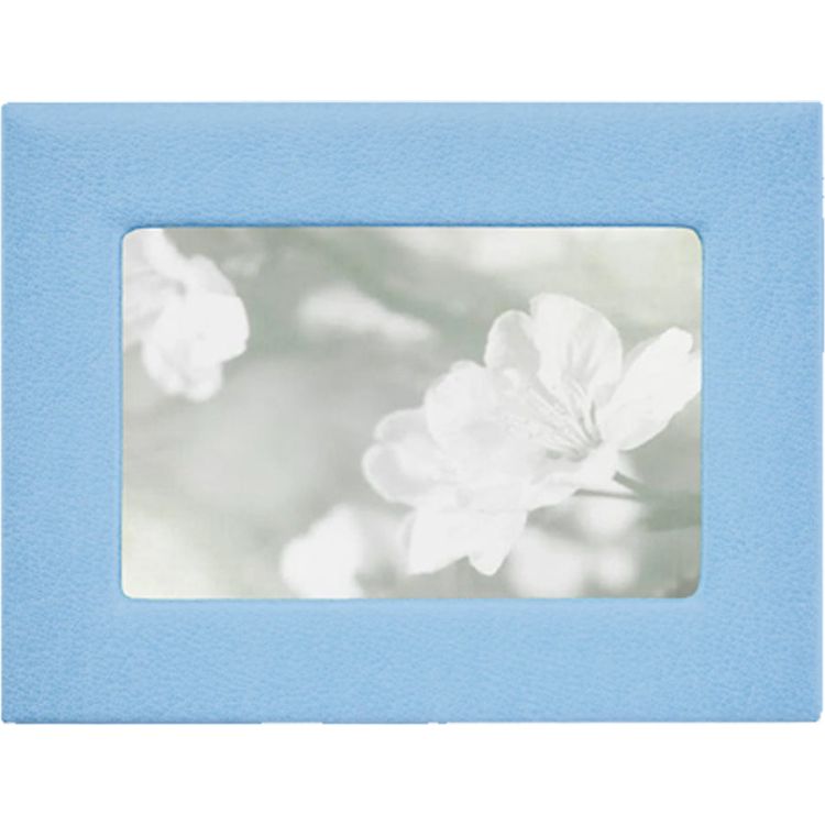 4" x 6" Leather Studio Frame - Light Blue - Image 4
