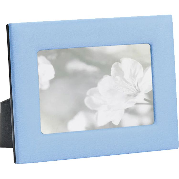 4" x 6" Leather Studio Frame - Light Blue - Image 5