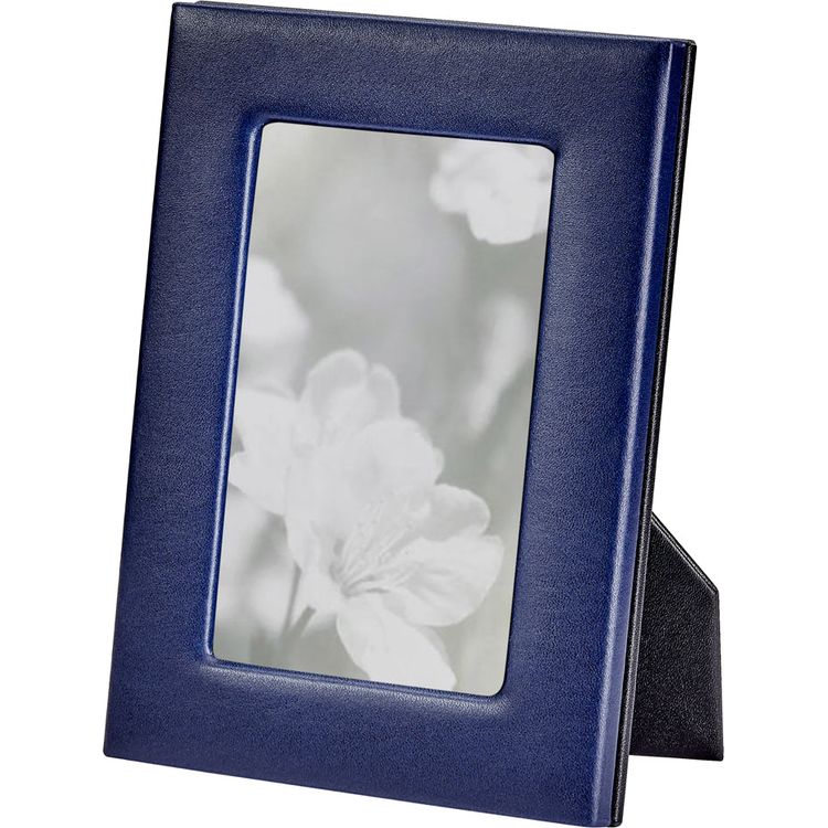 4" x 6" Leather Studio Frame - Navy Blue - Image 3