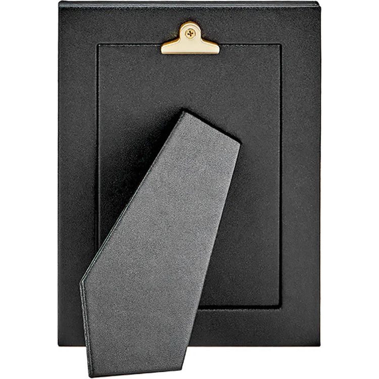 4" x 6" Leather Studio Frame - White - Image 6