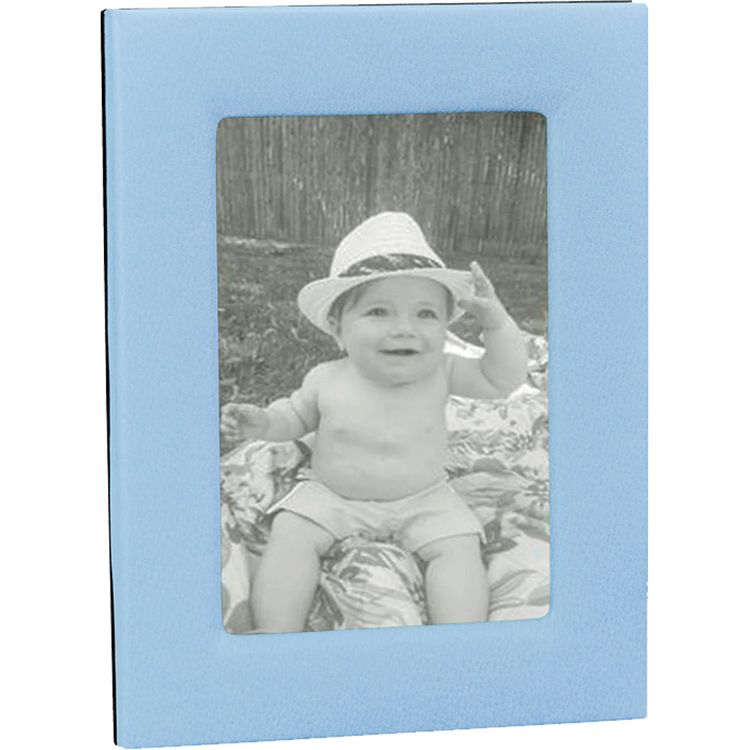 5" x 7" Leather Studio Frame - Light Blue - Image 3