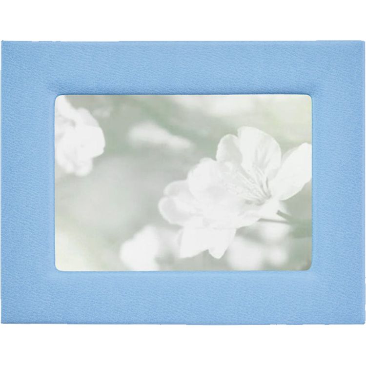 5" x 7" Leather Studio Frame - Light Blue - Image 4
