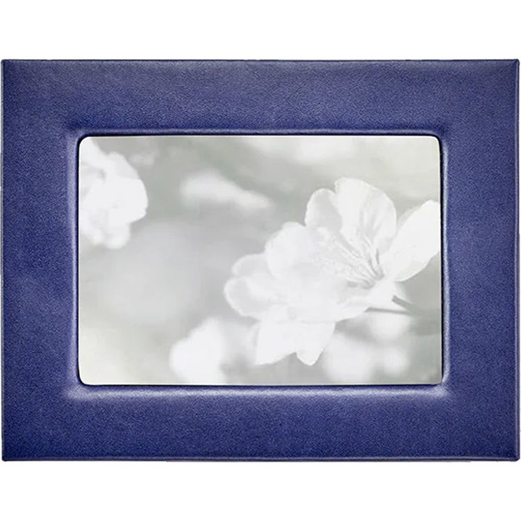5" x 7" Leather Studio Frame - Navy Blue - Image 4