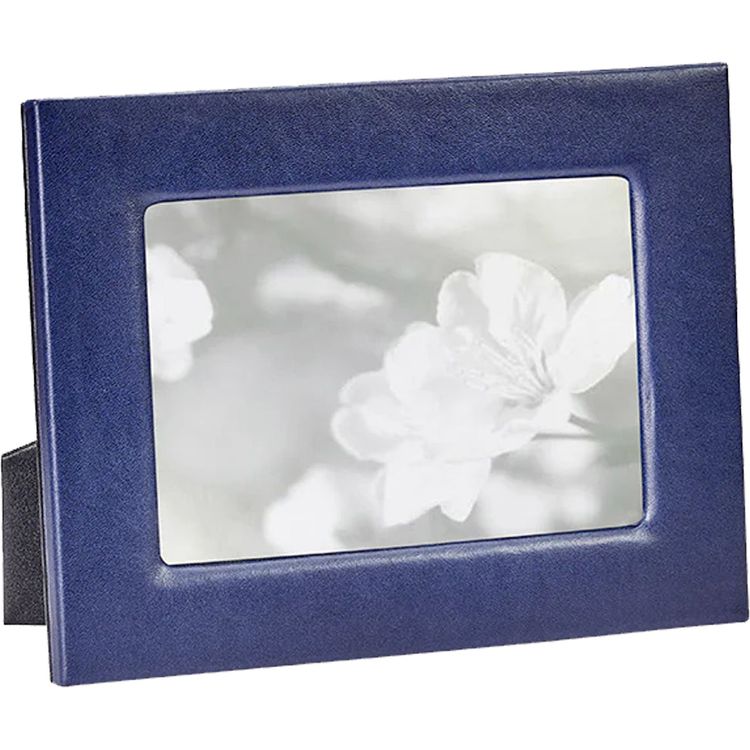 5" x 7" Leather Studio Frame - Navy Blue - Image 5
