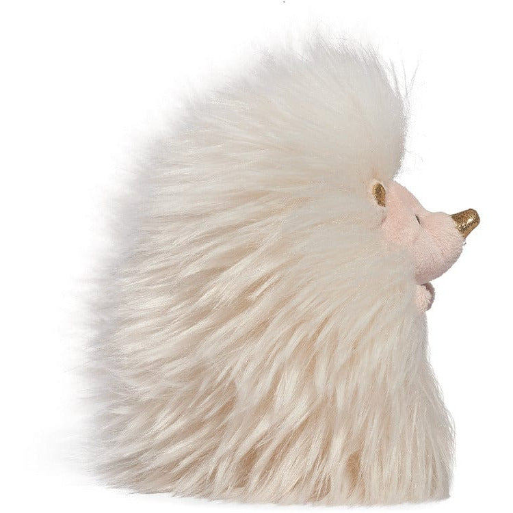 6" Sparklers Toy Plush Hedgehog - White Gold - Image 3