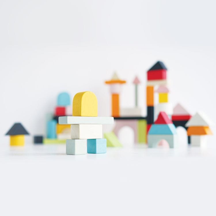 60 Piece Colourful Building Blocks - Image 4