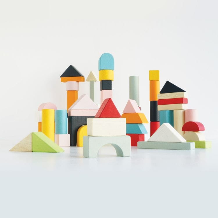60 Piece Colourful Building Blocks - Image 3