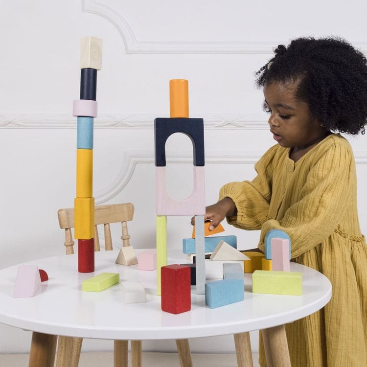 Alternative view of 60 Piece Colourful Building Blocks