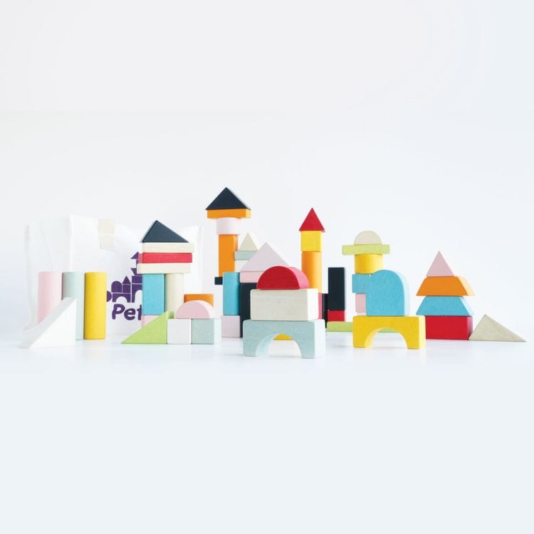 60 Piece Colourful Building Blocks - Image 6