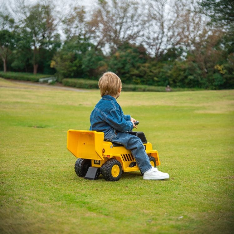 6V CAT Dump Truck 1-Seater Ride On Toy - Image 3