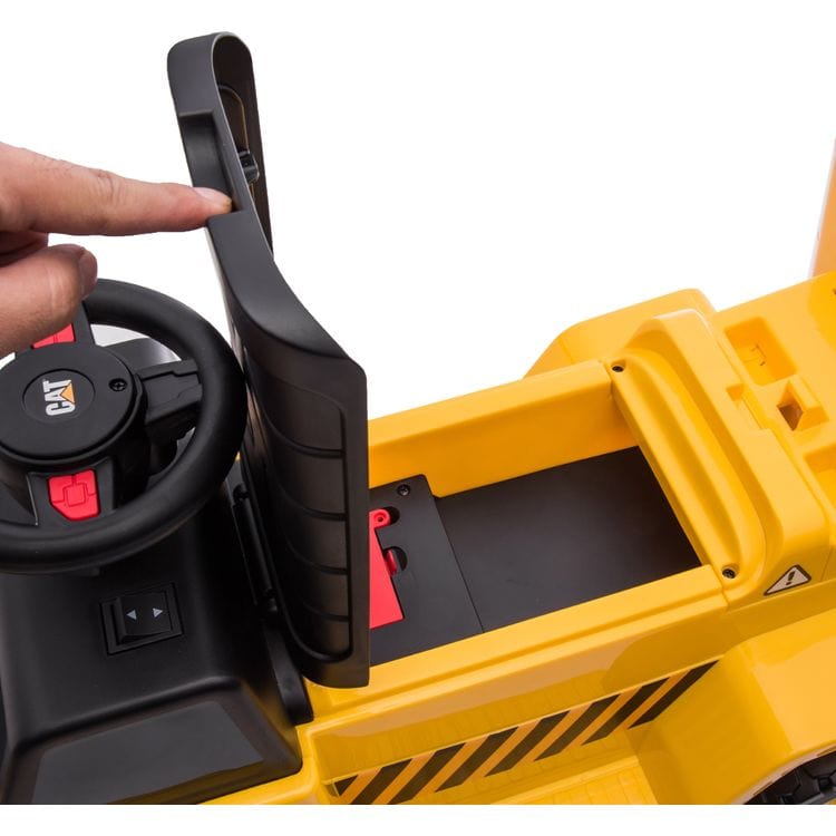 6V CAT Dump Truck 1-Seater Ride On Toy - Image 8
