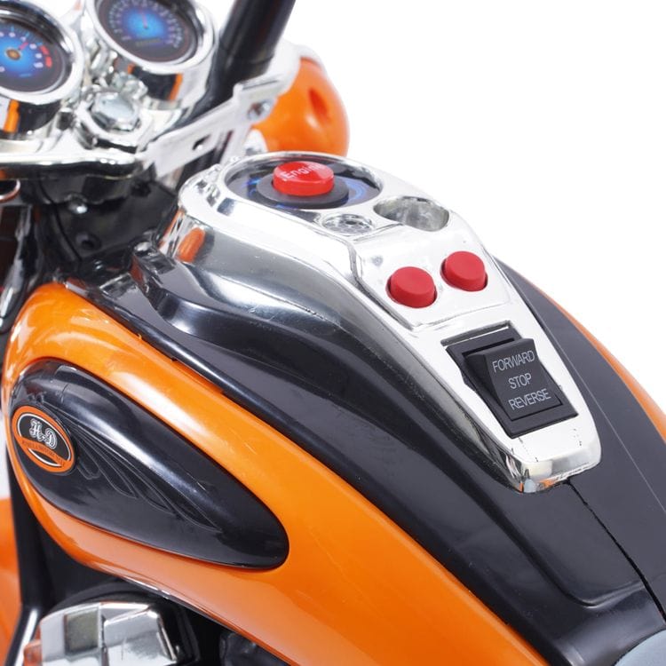 6V Freddo Toys Chopper Style Ride On Trike - Orange - Image 8