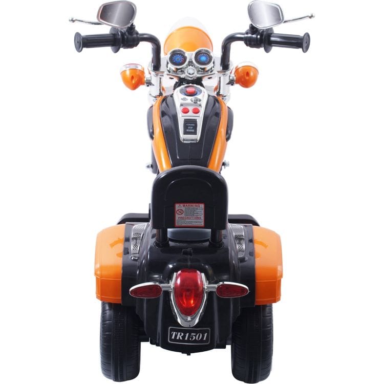 6V Freddo Toys Chopper Style Ride On Trike - Orange - Image 5