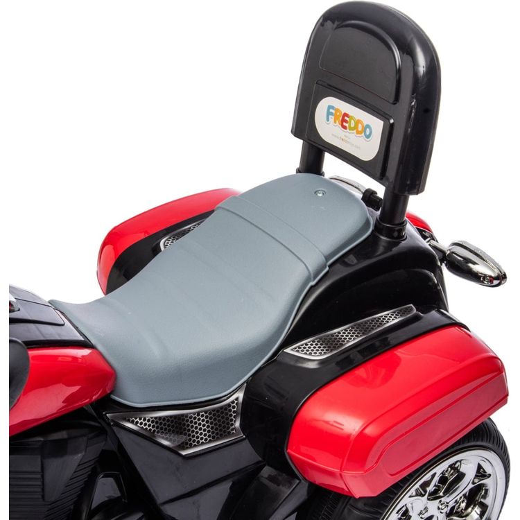 Alternative view of 6V Freddo Toys Chopper Style Ride on Trike - Red