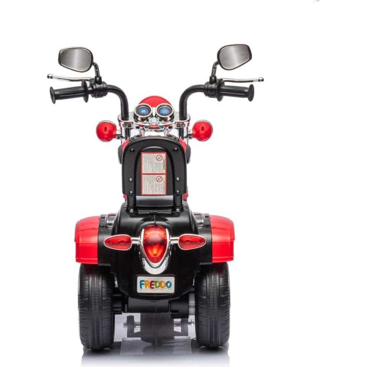 6V Freddo Toys Chopper Style Ride on Trike - Red - Image 4