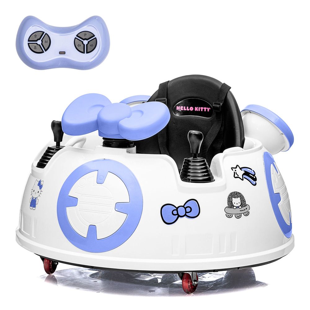 6V Hello Kitty Space Explorer Bumper Car with Remote Control