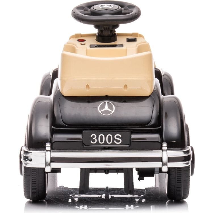 6V Mercedes Benz 300S 1-Seater Mini Ride On Car - Black - Image 3