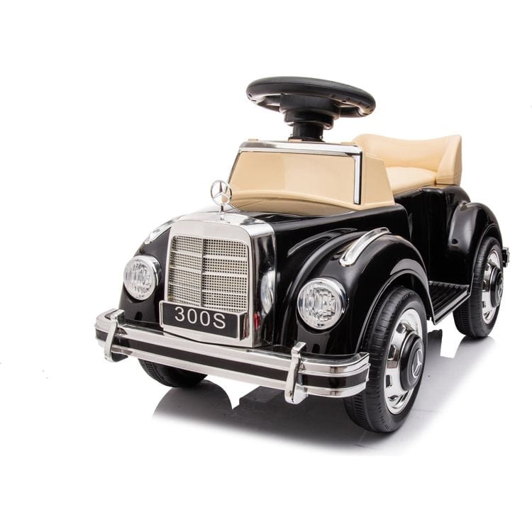 6V Mercedes Benz 300S 1-Seater Mini Ride On Car - Black - Image 6