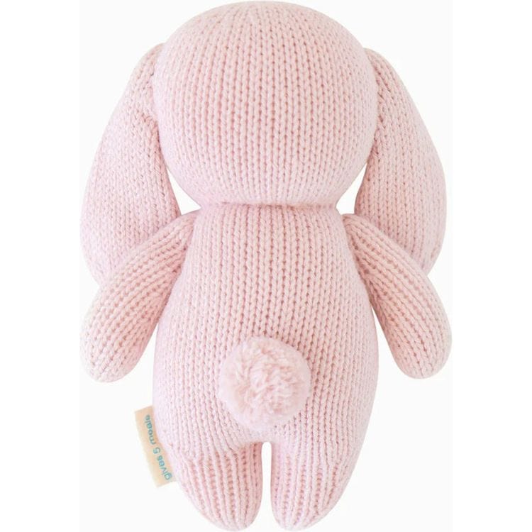 7" Baby Bunny (Lilac) Hand-Knit Doll - Image 4