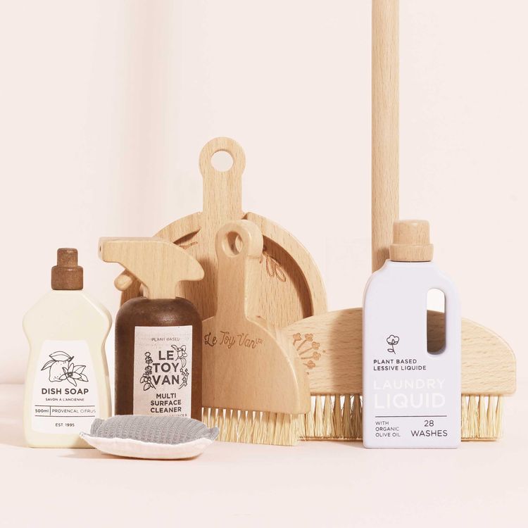 7 Piece Eco-friendly Wooden Cleaning Set - Image 4