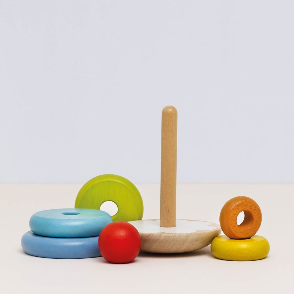 7 Piece Rainbow Stacking Tower - Image 6