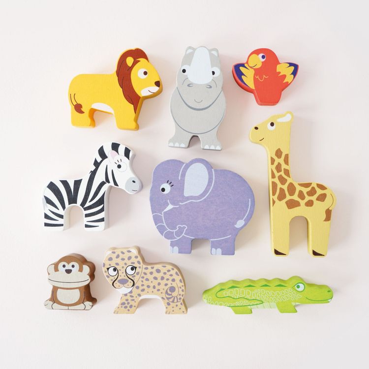 Africa Stacking Animals & Bag - 10 Piece - Image 4