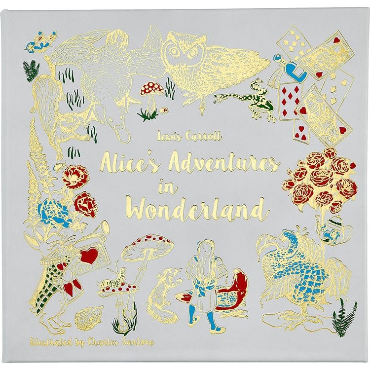 "Alice's Adventures in Wonderland" Book in Ice Bonded Leather - Image 3