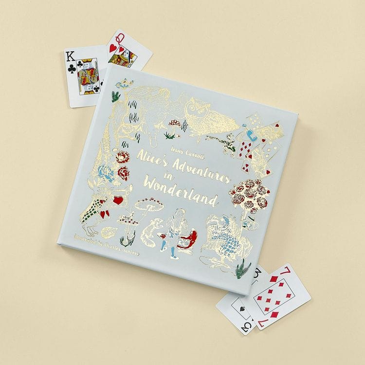 Alternative view of "Alice's Adventures in Wonderland" Book in Ice Bonded Leather