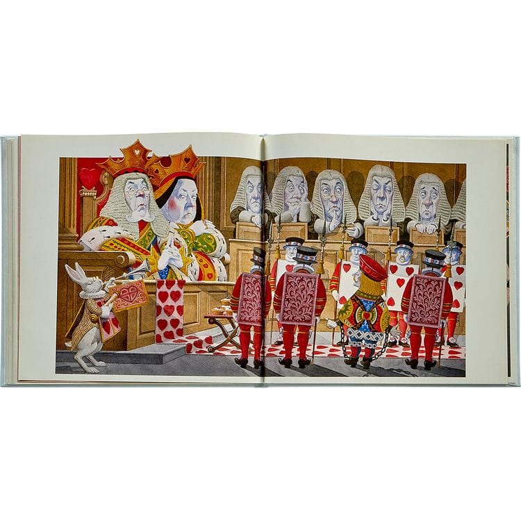"Alice's Adventures in Wonderland" Book in Ice Bonded Leather - Image 4