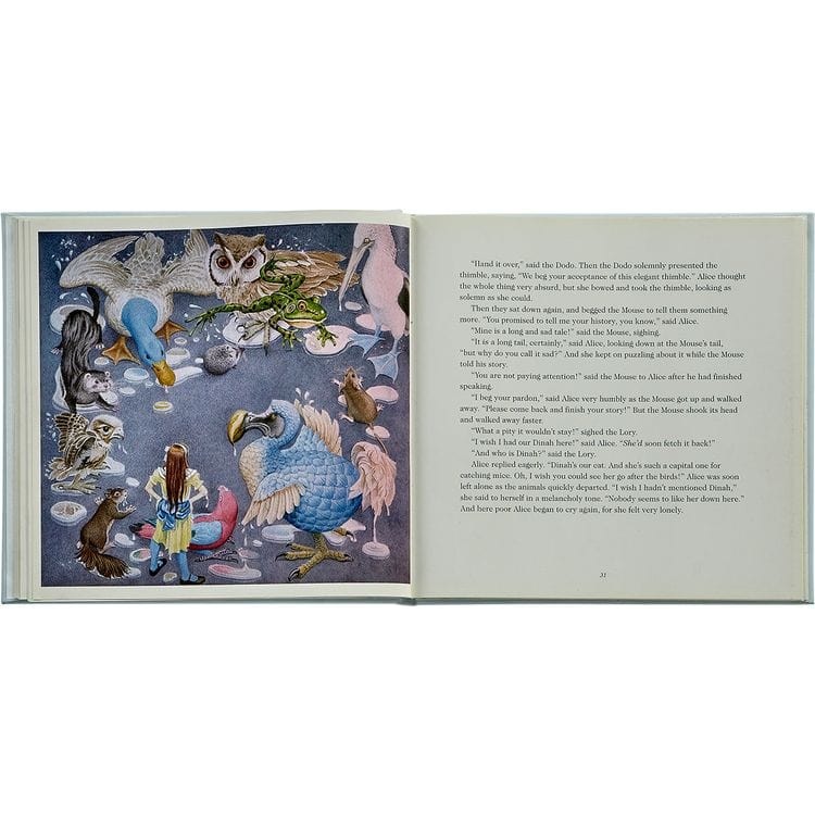 "Alice's Adventures in Wonderland" Book in Ice Bonded Leather - Image 5