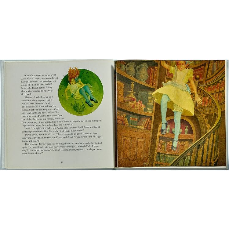 "Alice's Adventures in Wonderland" Book in Ice Bonded Leather - Image 7