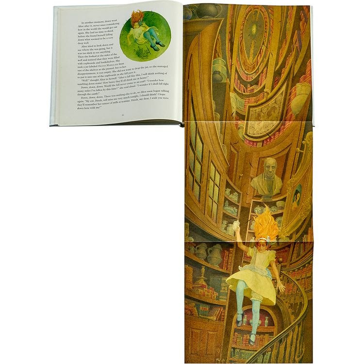 "Alice's Adventures in Wonderland" Book in Ice Bonded Leather - Image 8