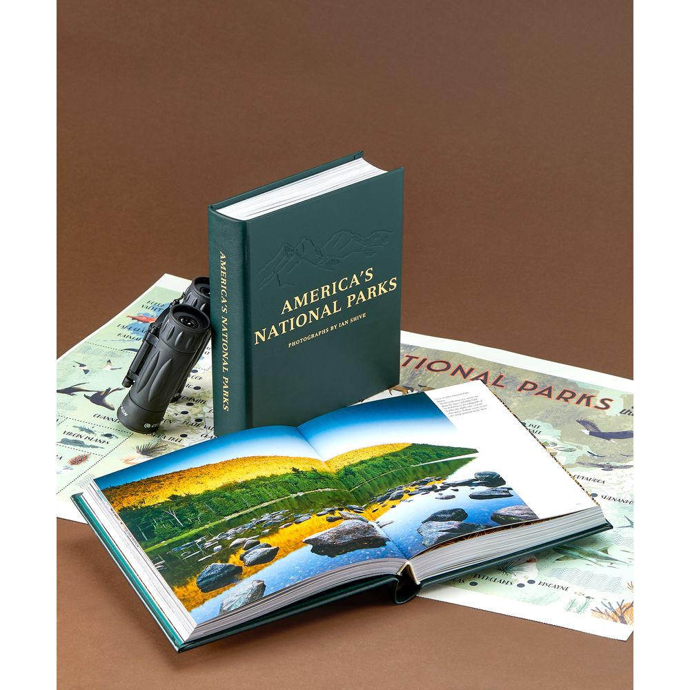Alternative view of America's National Parks Book Leather Edition