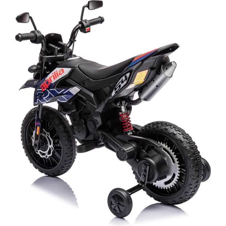 Aprilia 12V Kids' Motorcycle - Black - Image 5