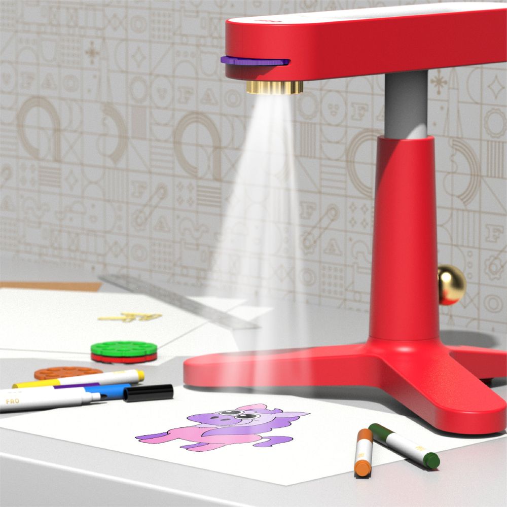 Alternative view of Art Tracing Projector 34-Piece Set