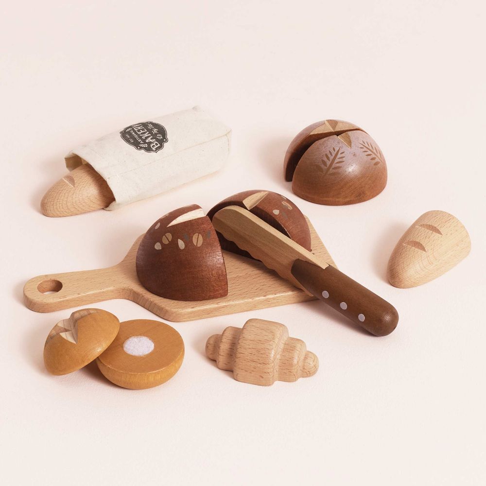 Artisan Bread and Knife Pretend Play Set - Image 6