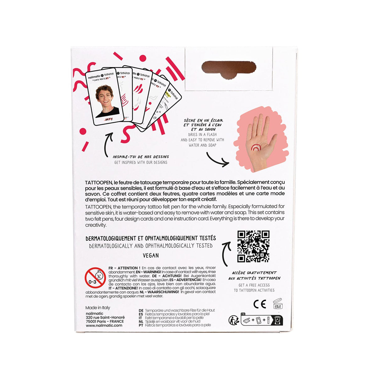 Arty Tattoo Pen Set for Kids - Image 4