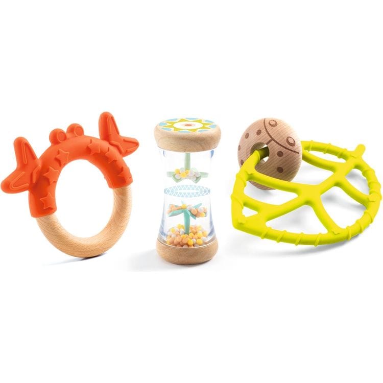 Alternative view of Baby White BabySet - 2 Teethers and Rattle